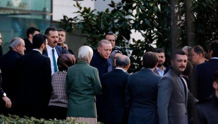 Cumhurbaşkanı Erdoğan’dan AK Parti İstanbul İl Başkanlığına ziyaret