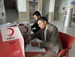 Erciş Adalet Sarayı’nda Kan Bağışı Kampanyasına Destek
