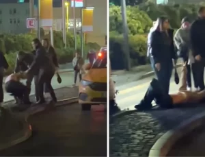 İstanbul’un göbeğinde taksici dehşeti! Genç kadını yerde sürükleyip tokatladı, üstünü başını açtı