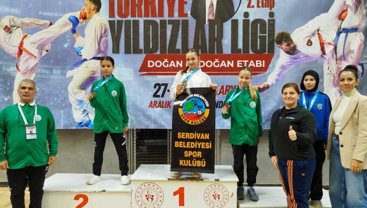 Serdivanlı Karateciler Türkiye Premier Ligi’ne Damga Vurdu