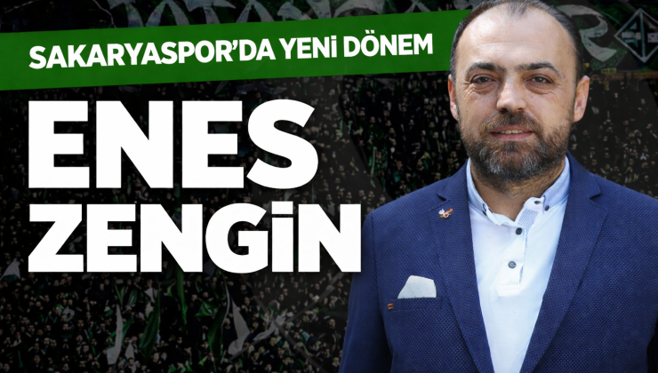 Sakaryaspor’da Başkanlık Görevine Enes Zengin Seçildi