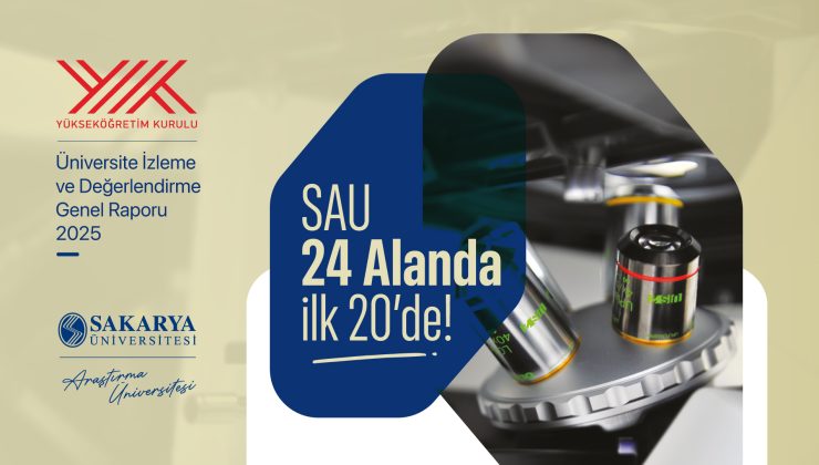 Sakarya Üniversitesi YÖK Raporunda İlk 20’ye Girdi