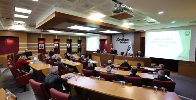 Başkan Osman Çelik, Muhtarlarla Serdivan İçin Bir Araya Geldi