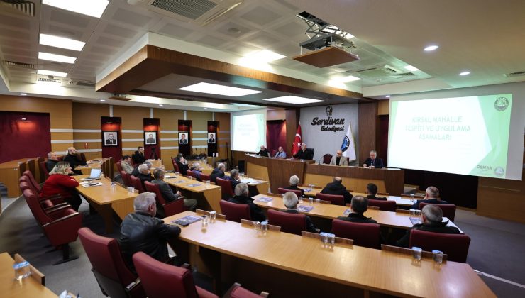 Başkan Osman Çelik, Muhtarlarla Serdivan İçin Bir Araya Geldi