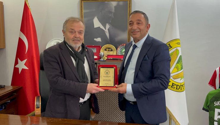 Pazarcı esnafından Ferizli Belediyesi’ne teşekkür ziyareti