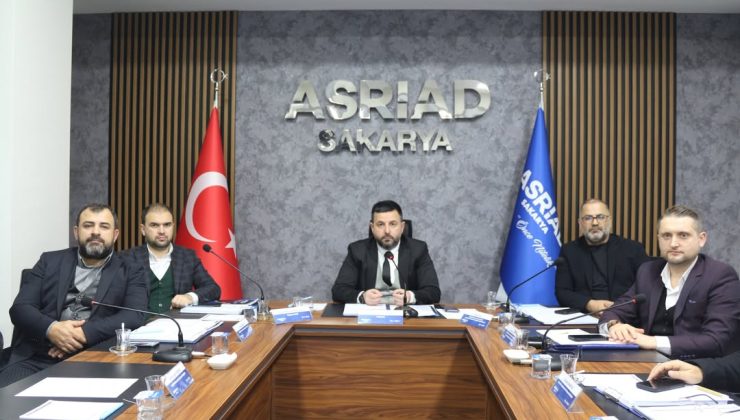ASRİAD Sakarya 2025 Değerlendirme Toplantısı Gerçekleştirildi