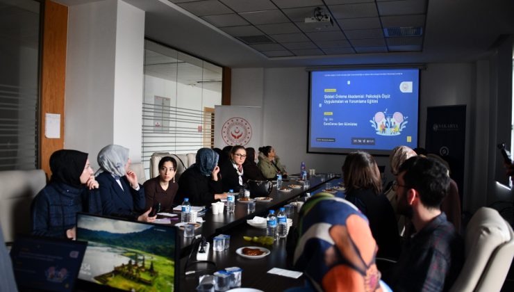 SAÜ’den Sahada Çalışan Uzmanlara Kriz Müdahalesi Eğitimi