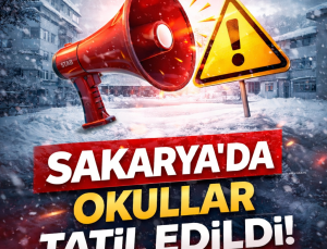 Sakarya’da Eğitime Kar Engeli: Okullara 1 Gün Ara Verildi