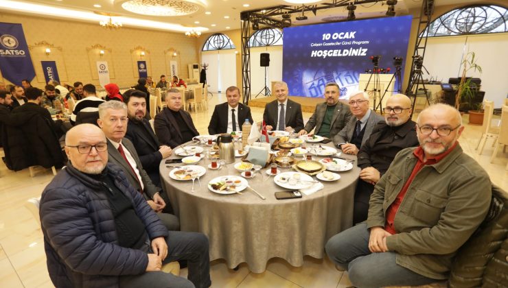 SATSO’dan Basın Camiasına Anlamlı Buluşma: Gazeteciler Günü Kutlandı