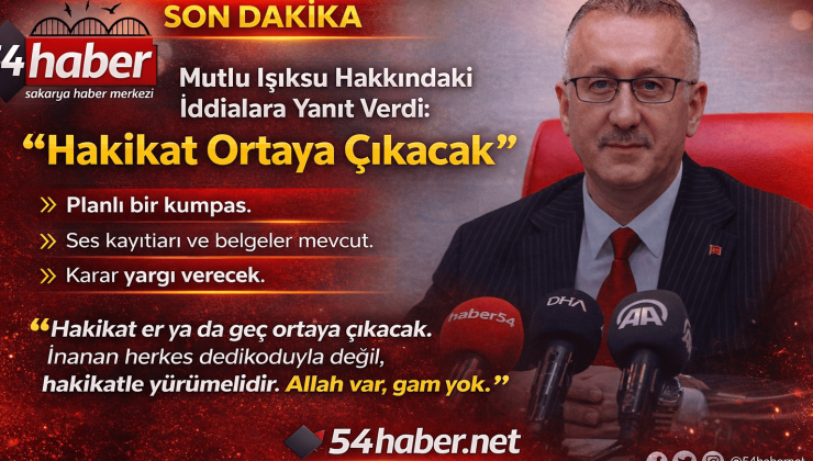 Mutlu Işıksu Hakkındaki İddialara Yanıt Verdi: “Hakikat Ortaya Çıkacak”