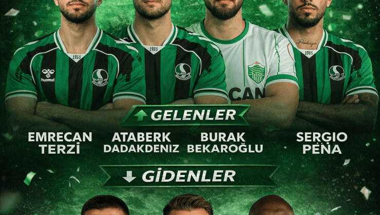 Sakaryaspor’da devre arası transferlerine toplu imza
