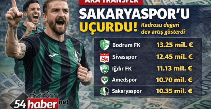 Devre arası hamleleri Sakaryaspor’u zirveye taşıdı