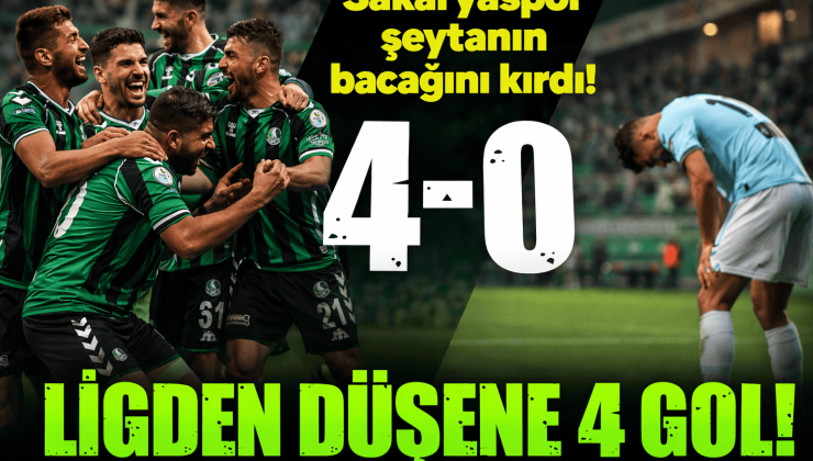 Sakaryaspor’dan 4 Gollü Kritik Galibiyet